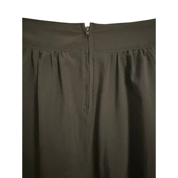 Final Touch Women's M Whimsigoth Dark Academia Flap Pocket Button Knee Skirt - Picture 3 of 5